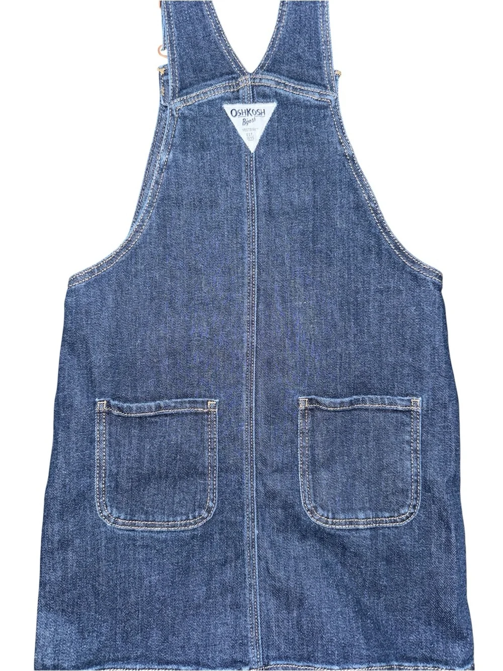 OshKosh B'gosh Dark Blue Denim Overall Dress